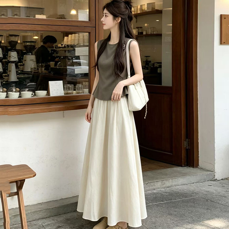 Shift Dress Sleeveless - 2026 Summer Gentle Flower Waist Cinching