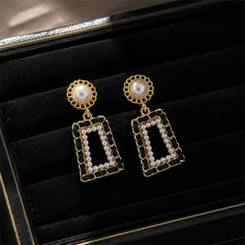 925 Silver Needle Geometric Sq - Unique Women'S Formal Wear 评论和价格