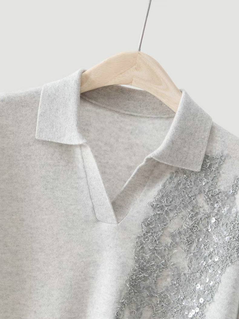 2026 Autumn/Winter Polo Collar - Cashmere Sweater Formal 评论和价格