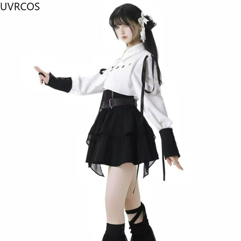 Y2k Aesthetic Lolita Style 2 P - Japanese Women Formal Wear 评论和价格