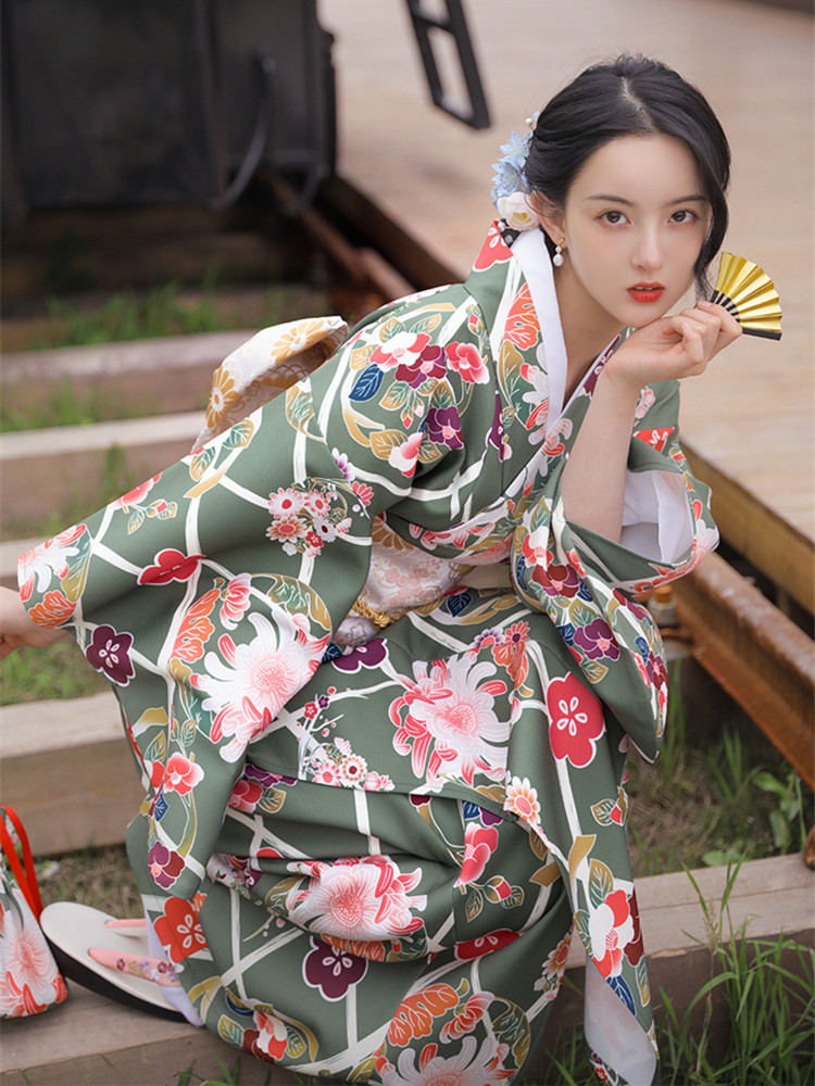 Vintage Style Women's Floral P - Japanese Women Formal Wear 评论和价格