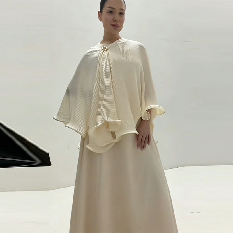 Romantic Graceful Shawl Dress  - Women'S Elegant Formal Wear 评论和价格