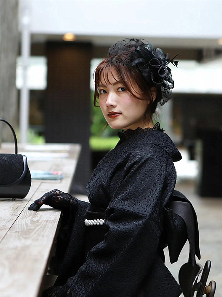 Elegant Lace Kimono - Japanese - Japanese Women Formal Wear 评论和价格