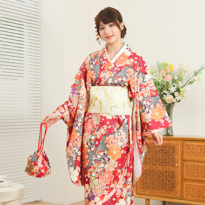 Japanese Kimono Women's Improv - Japanese Women Formal Wear 评论和价格