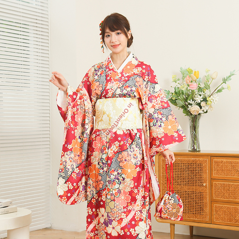 Japanese Kimono Women's Improv - Japanese Women Formal Wear 评论和价格