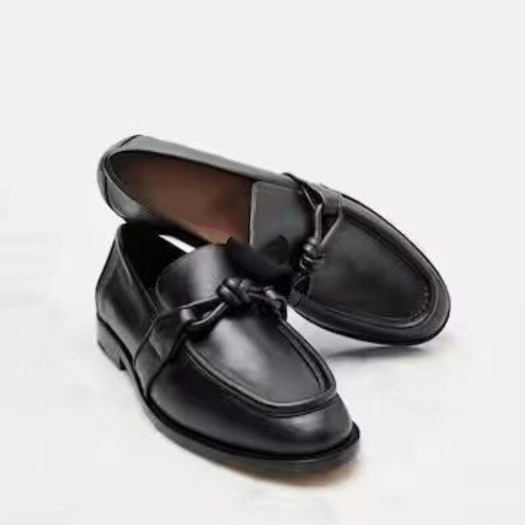 Women's Leather Knot Detail Lo - Formal Wear Women'S Loafers 评论和价格