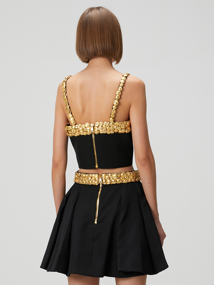 VC Black Two Piece Set Dress w - Women'S Holiday Formal Wear 评论和价格