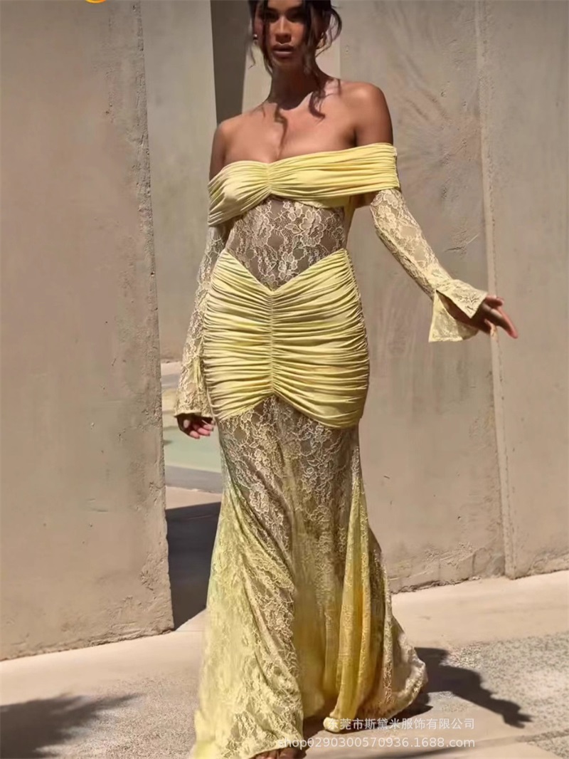 Sexy Lace Mermaid Women Prom D - Women'S Holiday Formal Wear 评论和价格