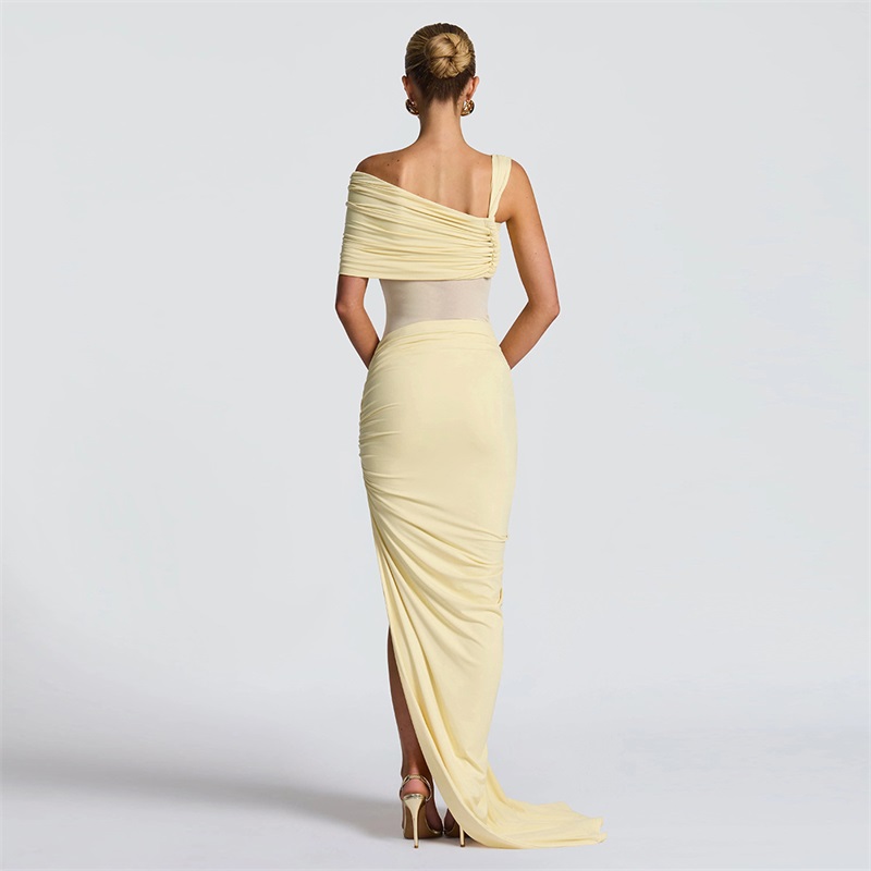 Yellow Women Prom Dress 2 Pcs  - Women'S Holiday Formal Wear 评论和价格