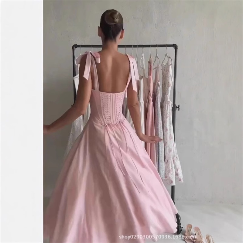 Sexy Pink Women Prom Dress Sle - Women'S Holiday Formal Wear 评论和价格