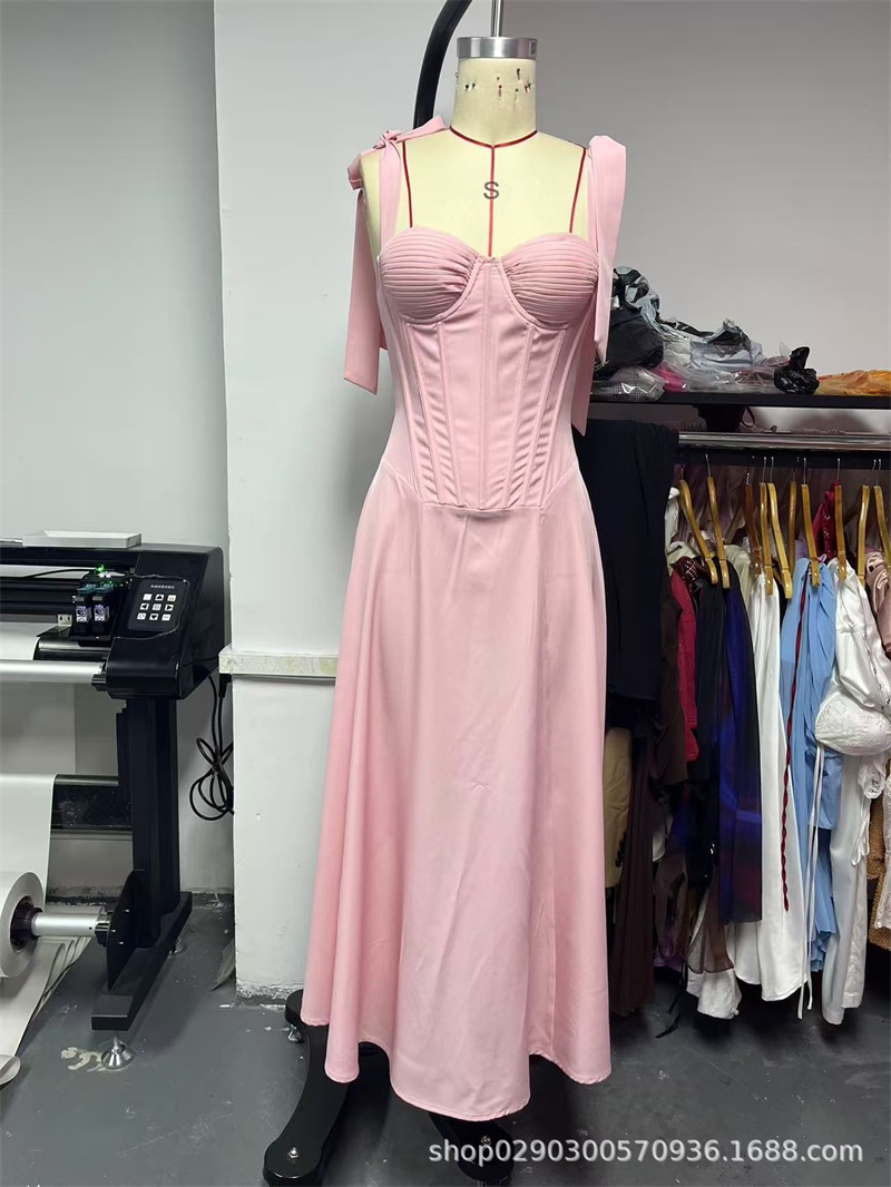 Sexy Pink Women Prom Dress Sle - Women'S Holiday Formal Wear 评论和价格